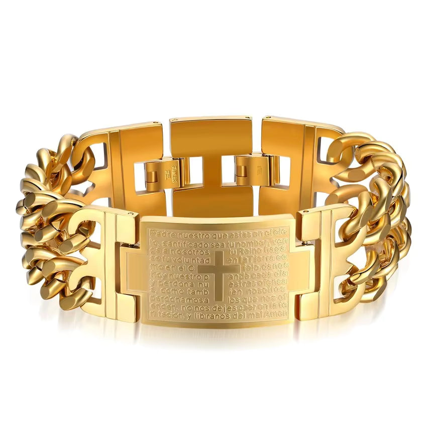 Pulseira em Aço Inoxidável Elos Cubanos – Curadoria Dona Meire