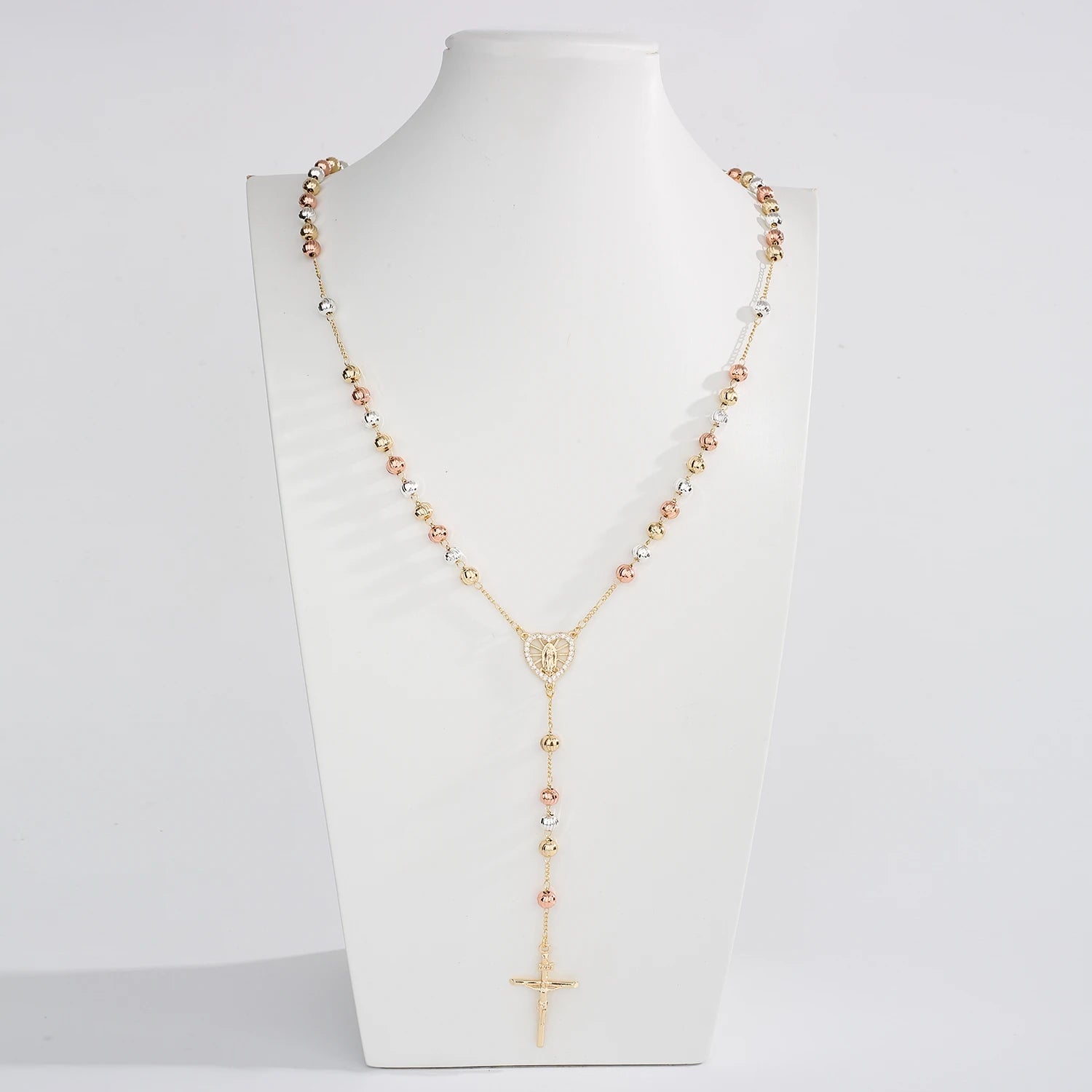 Colar de Terço - Coração da Virgem Maria